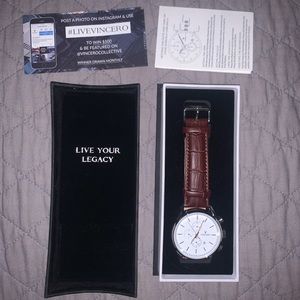 Vincero Watch - Genuine Leather & Stainless Steal